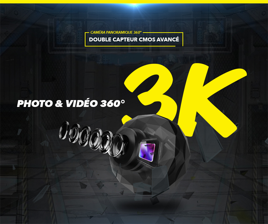 Lolly 360° - Camera - filmez en 3k !