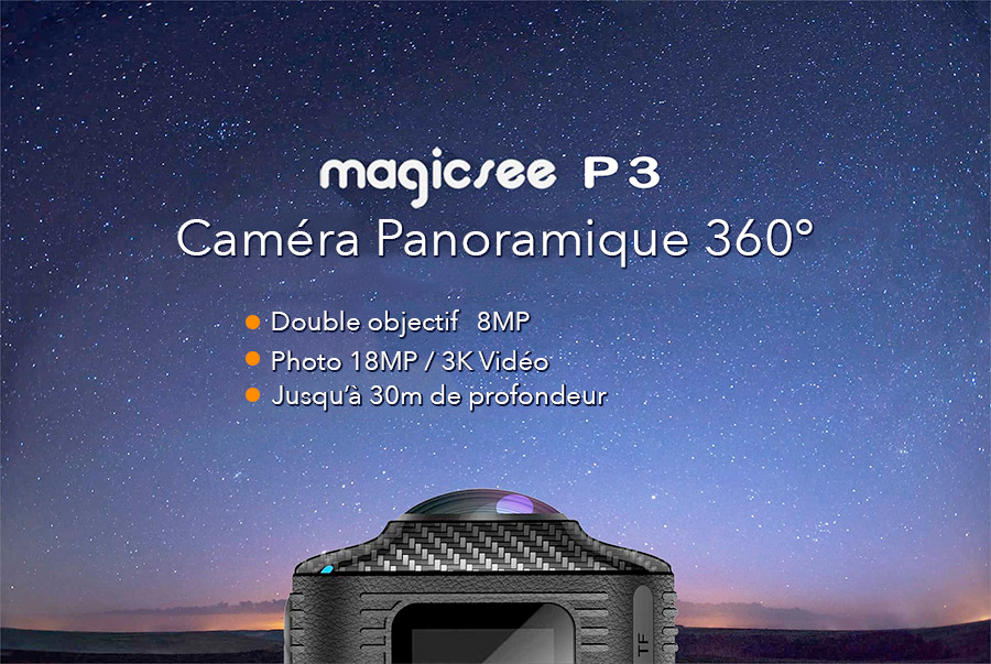 MAgicseeP3 camera 360 18MP / 4K