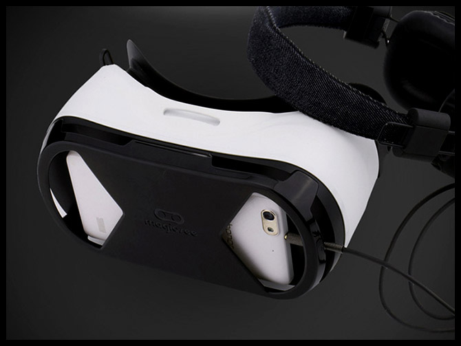 Casque de réalité virtuelle G1 Magicsee pour Apple iPhone Samsung Galaxy